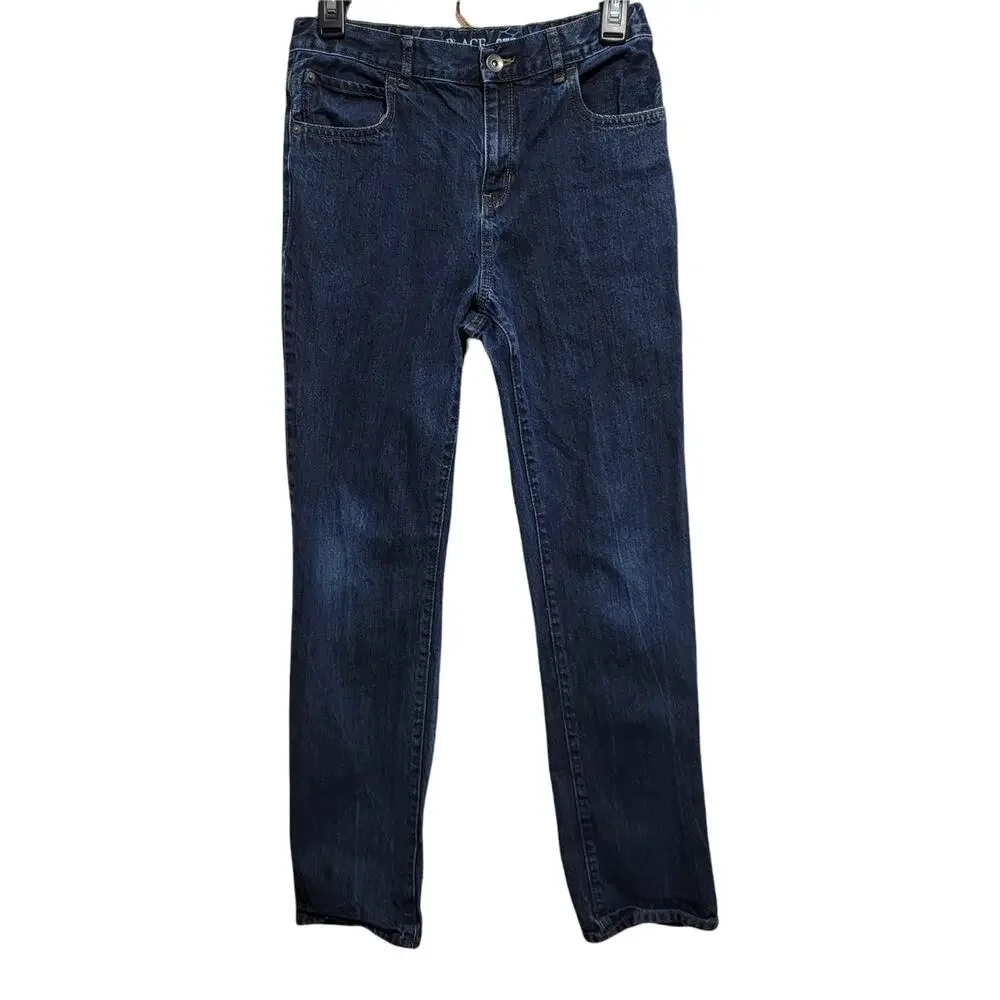 Children's Place Boys Straight Leg Jeans Adjustable Waist Size 16